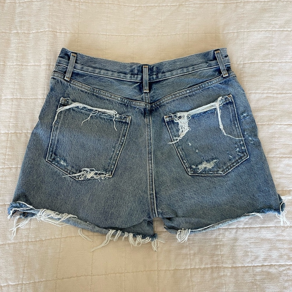 Agolde Dee Super High Rise Shorts - Picture 2 of 5